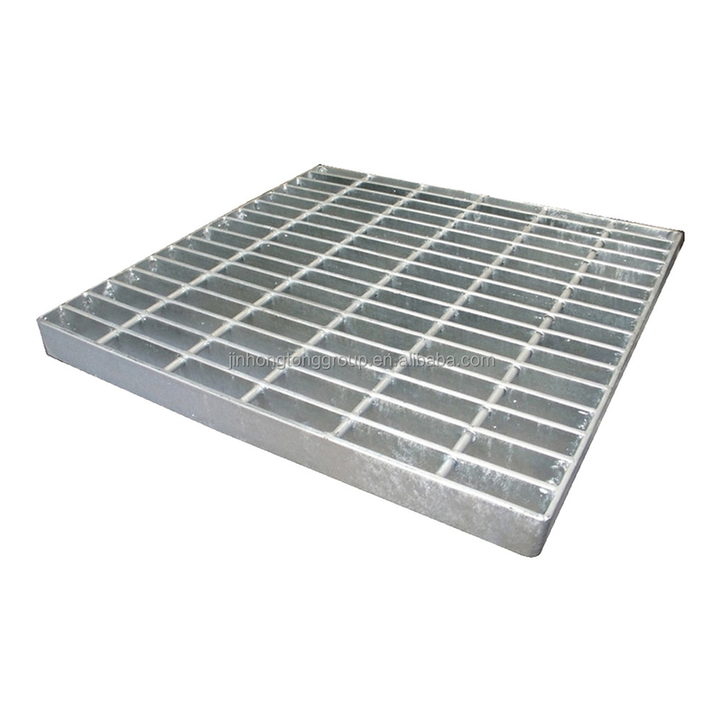 Grelha de metal galvanizado soldado para passeios, pisos, plataformas industriais, grelhas de aço 25x3 grelhas de barras galvanizadas