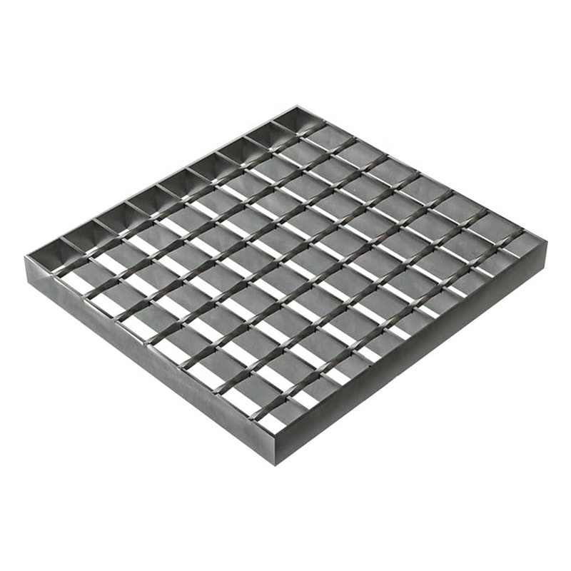 Grelha de aço galvanizado galvanizado para plataforma de calçada