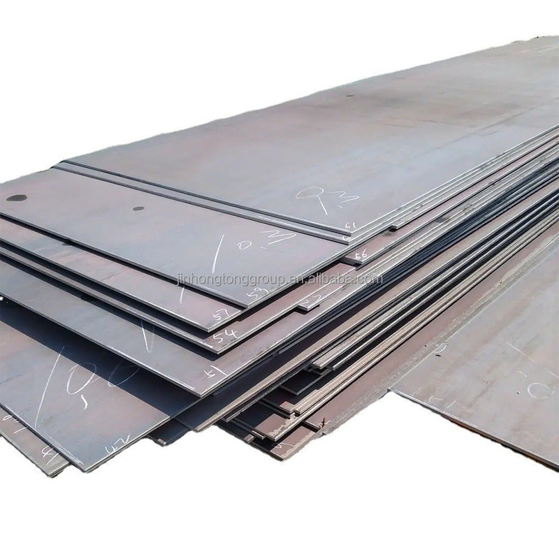 Ampla selecção de chapas de aço carbono laminadas a quente, 2*1250*6000mm, disponíveis em graus Q355, SS400 e Q195.