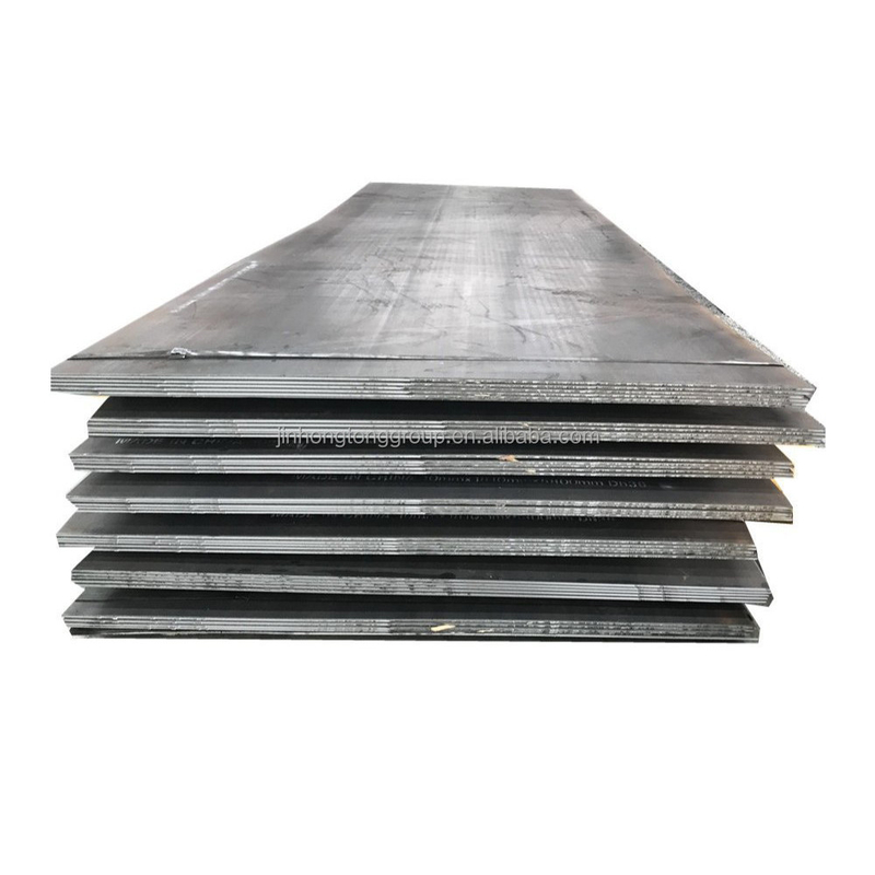 ASTM A572 A36 Q235 Q345 80 mm Ss400 S275jr hrc Ms Placa de aço leve de carbono laminada a quente Ss355jr St37 Metal de ferro preto