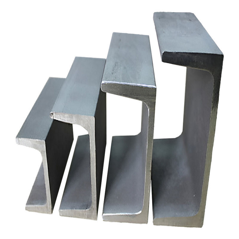 Fabricante chinês DIN EN10025 S235J2G3/G4 Aço galvanizado de alumínio para canais U &amp; C - canais estruturais de qualidade superior