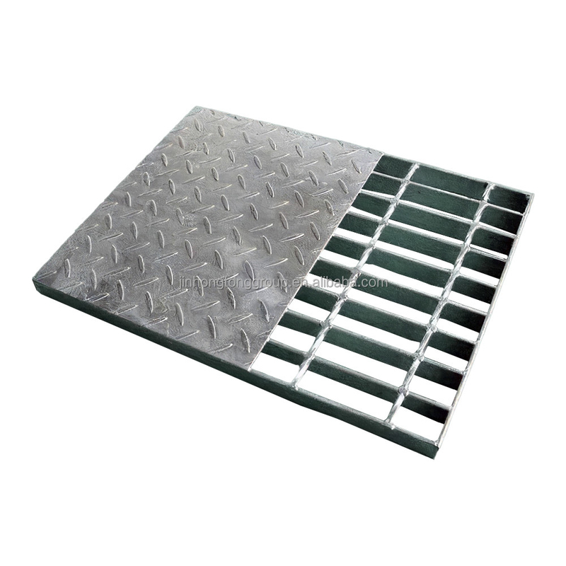 Fabricação de revestimento de drenagem de trincheira de trabalho pesado de aço Barras de metal Grate preço para piso de calçada Plataforma de grades de aço leve