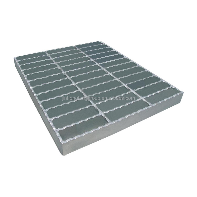 Grelha de drenagem de trincheira de aço inoxidável 30*3 mm Grelha de barras de aço de drenagem de aço inoxidável serrilhada